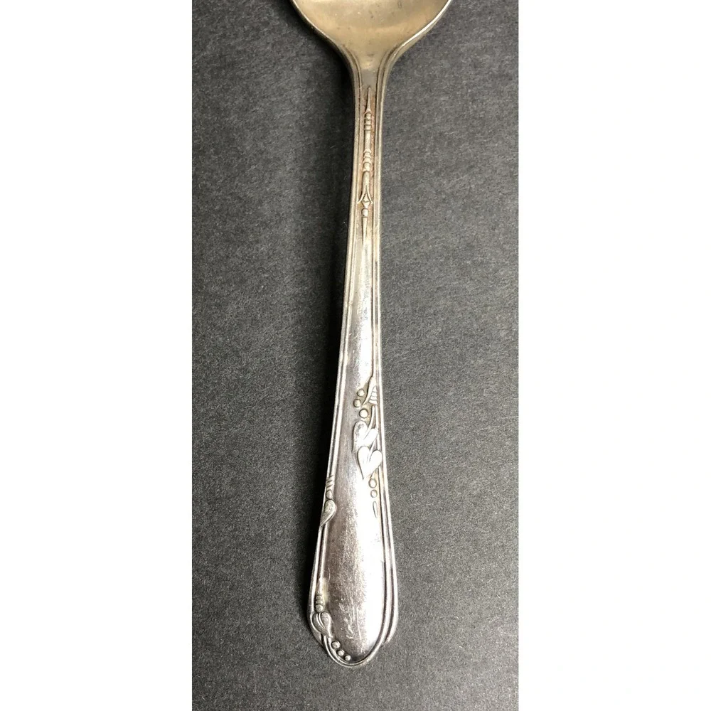 Antique WM A Rogers Oneida MEADOWBROOKE Teaspoons Silverplate No Monos Set of 5